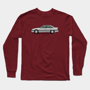 Vauxhall Carlton GSI side profile drawing Long Sleeve T-Shirt